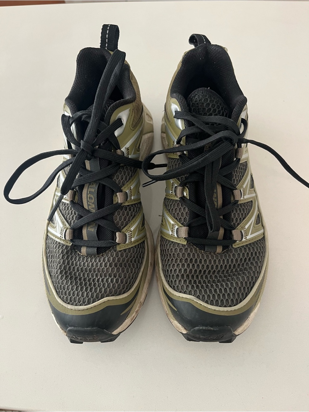 Salomon Sneakers in Olive Green and Black
